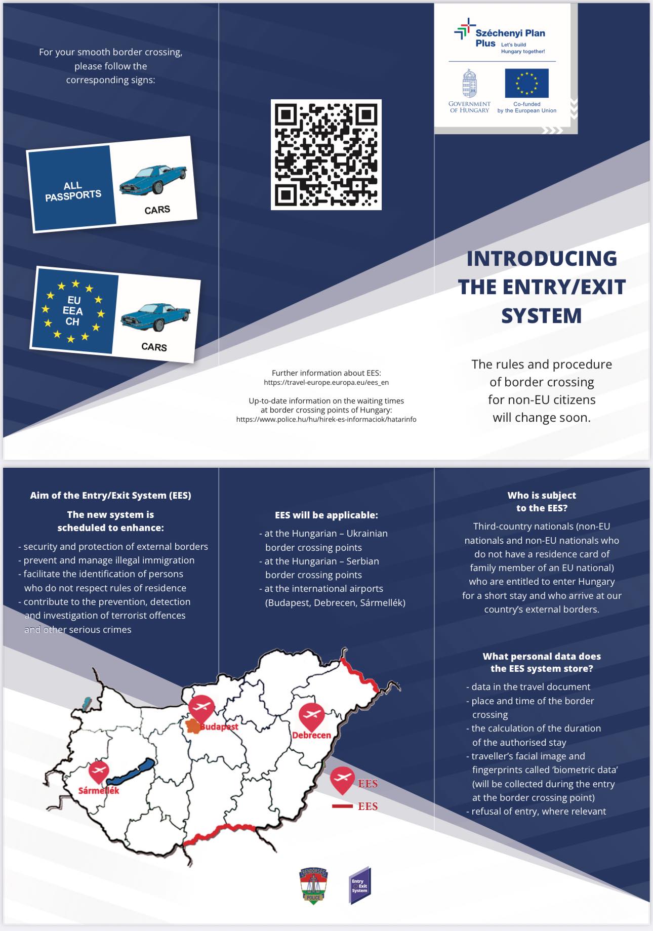 Important Information on the new Entry/Exit System of the Schengen Area